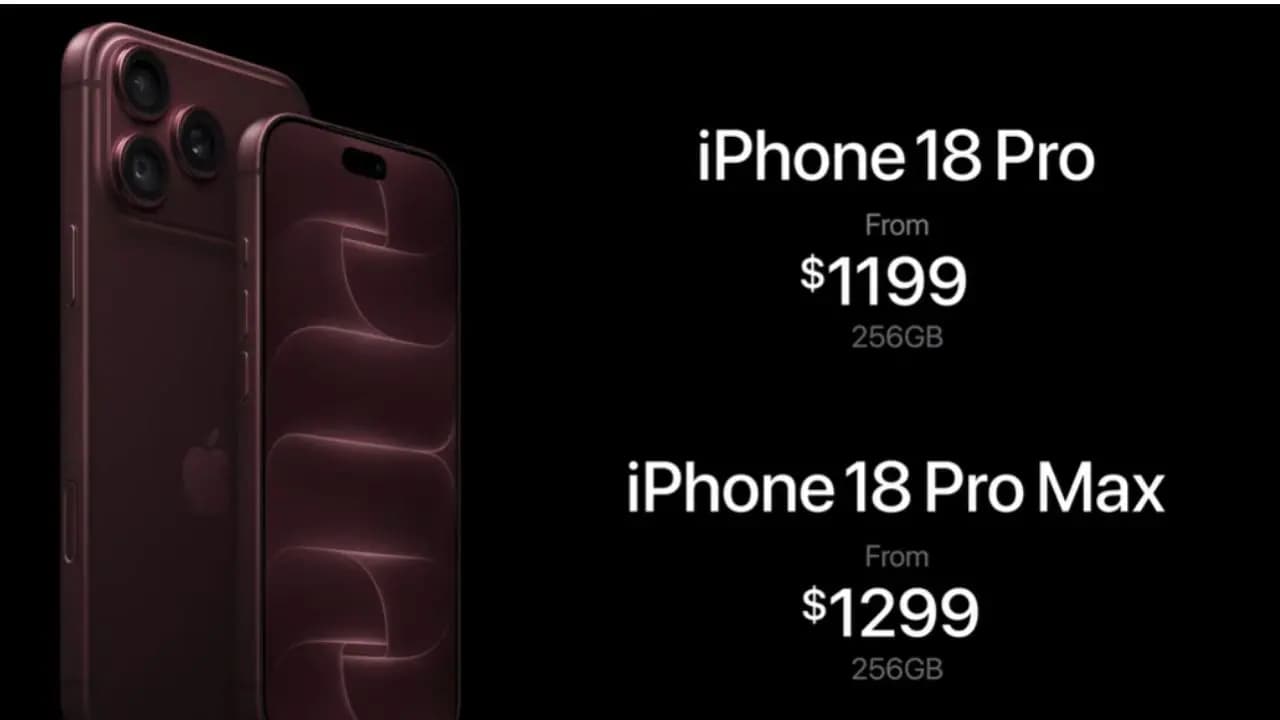 Apple launches iPhone 18 Pro and Pro Max with A20 Pro chip, 48MP camera